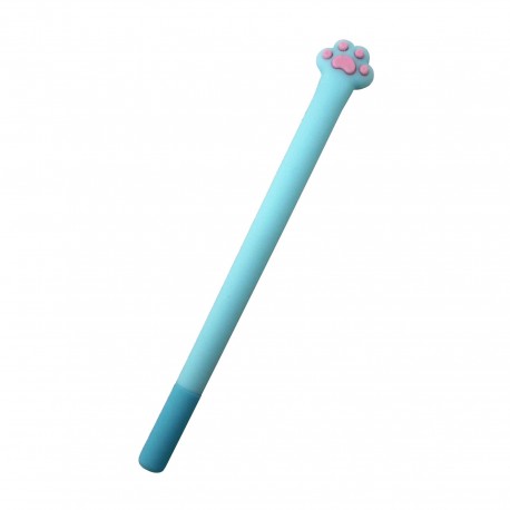 Un stylo kawaii avec le bout en forme de grosse patte de chat mignon