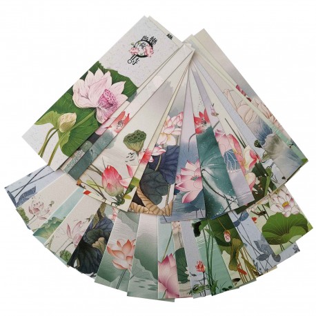 Des fleurs en papier en guise de marque-page - Marie Claire
