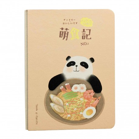 Carnet kawaii panda